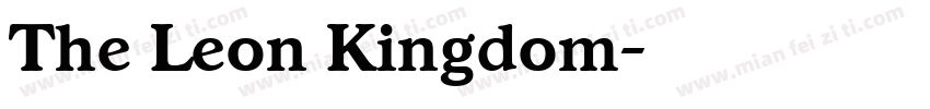 The Leon Kingdom字体转换
